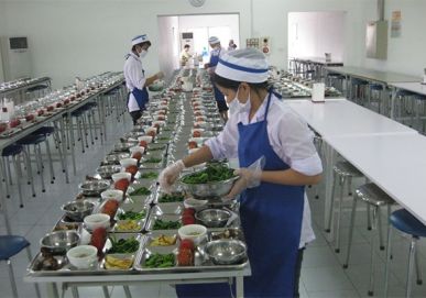 Cung cấp suất ăn công nghiệp khu vực Đông Hoà, Dĩ An, Bình Dương