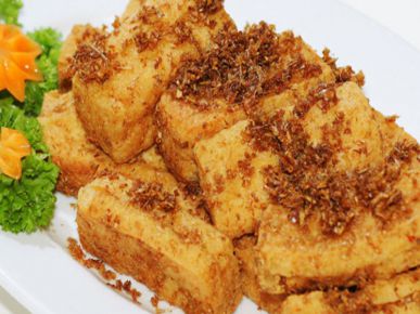 Đậu hủ chiên sả