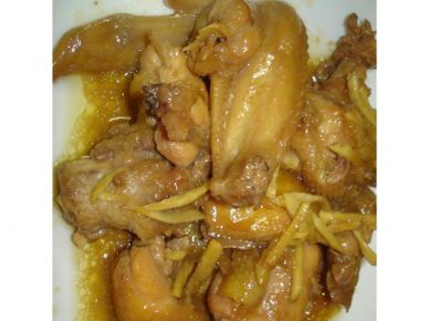 Gà kho gừng
