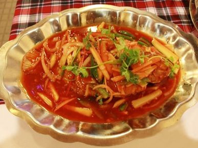 Cá diêu hồng sốt cà