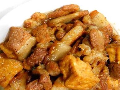 Thịt kho đậu hủ